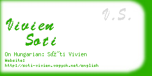 vivien soti business card